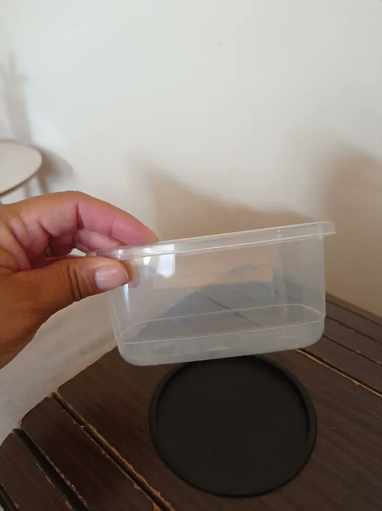 foto de cliente de Kit 10 Potes 1 Litro Transparente Marmita Fitness Bpa Free Tampa Hermética Reutilizável Micro E Freezer ponte lar utilidades