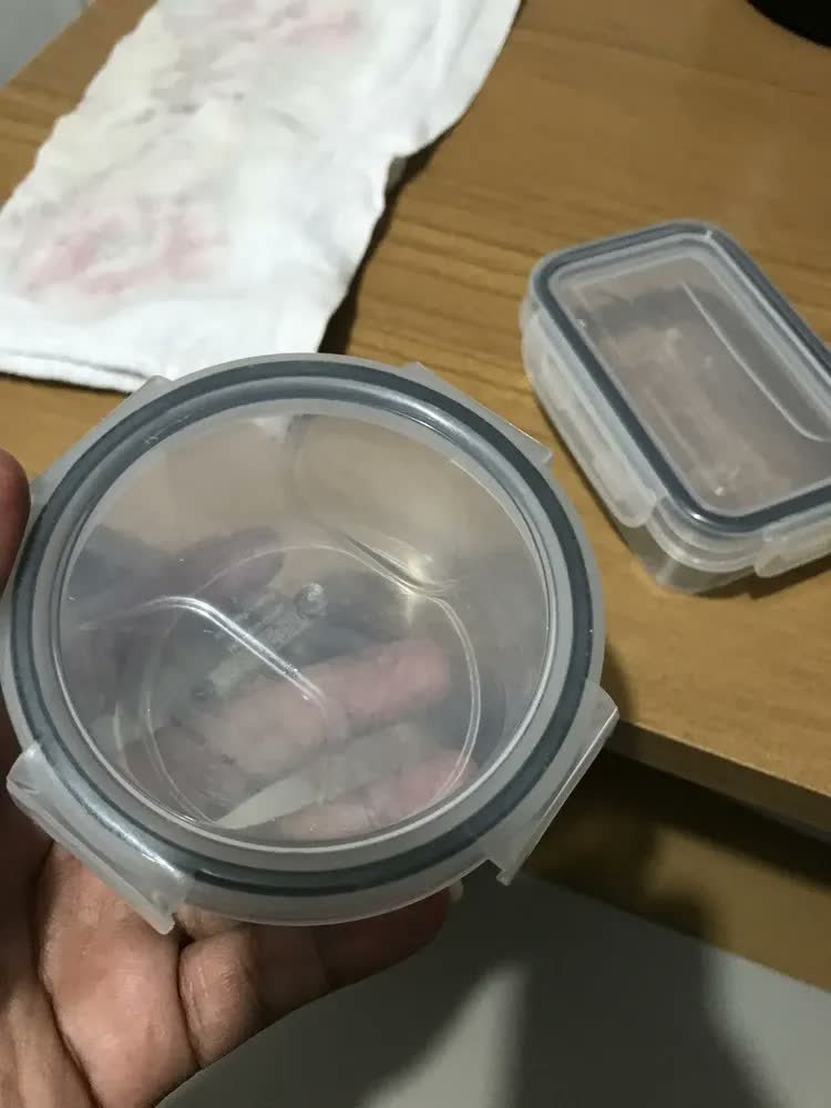 foto de cliente de Conjunto 16 Potes Herméticos Croix Empilhavel Tampa E Trava Cor Transparente