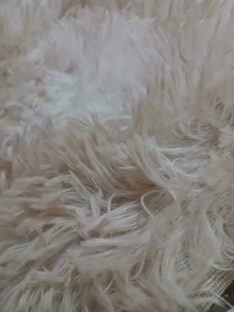 foto de cliente de Tapete 2,00x1,50 Peludo Felpudo Sala E Quarto Cores Cor Cinza Mesclado Desenho Do Tecido Pelo Alto Casa Laura Enxovais Tapete Médio Para Sala