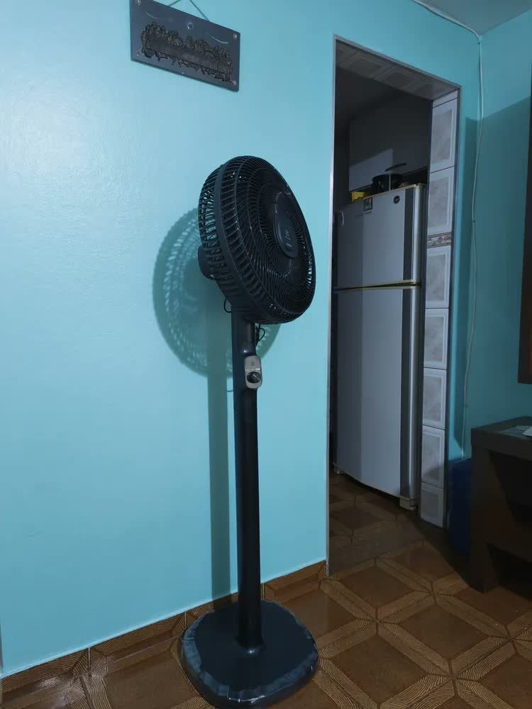 foto de comprador de Ventilador Coluna Electrolux 40cm 6 Pás Cinza Efs40 47 Cm 60 Hz Grafite Preto Plástico 6