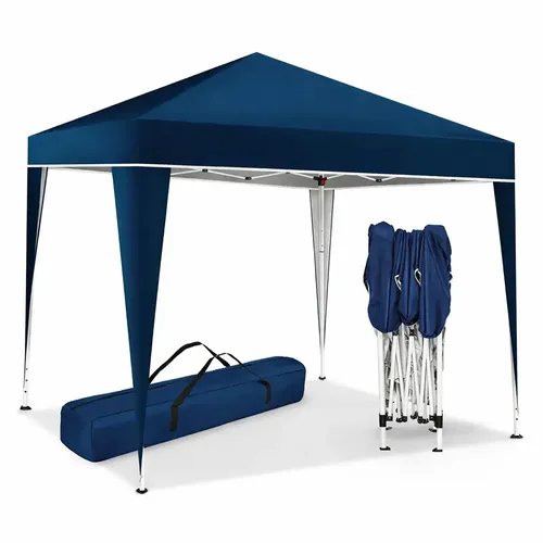 Tenda Gazebo 3x3 Sanfonada Articulada Dobrável Impermeável Reforçada Montagem Rápida Praia Camping Feira Eventos Proteção Sol Chuva Bolsa Transporte